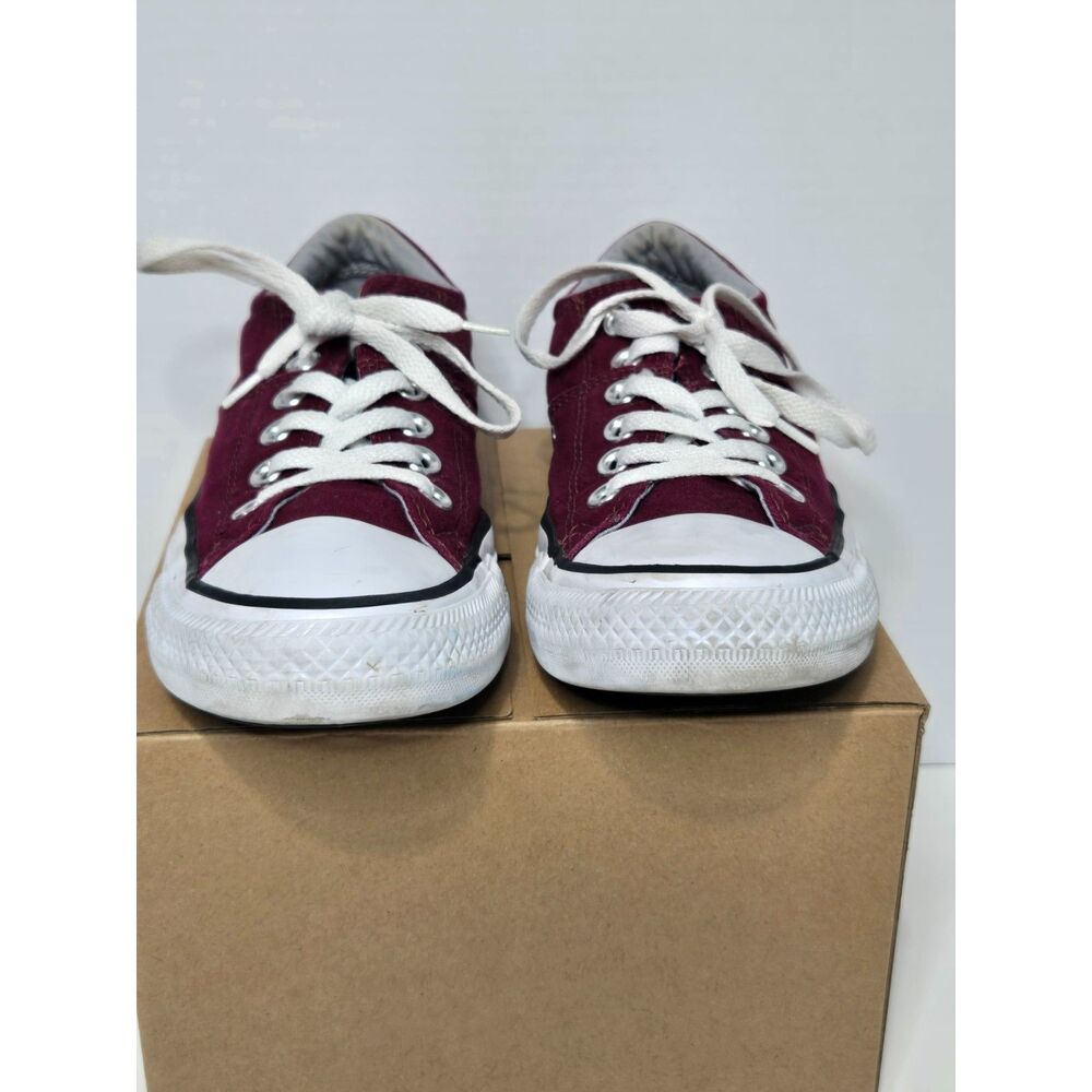 Converse Chuck Taylor All Star Low Top Sneakers | Women's Size 7 | Red White - Picture 7 of 8